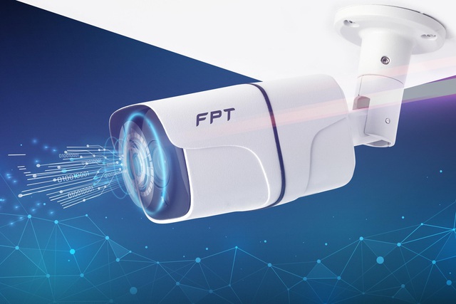 Hình ảnh camera an ninh ngoài trời của FPT